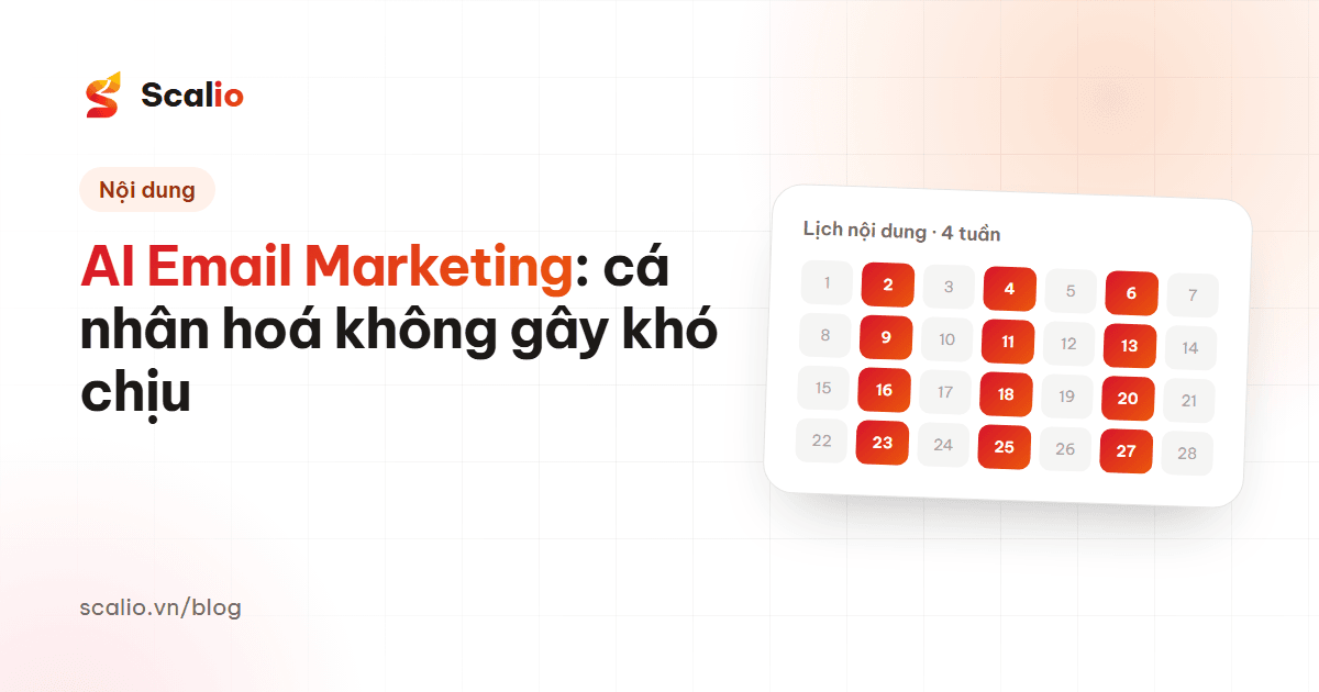 Cách cá nhân hoá Email Marketing bằng AI mà không làm khách hàng khó chịu