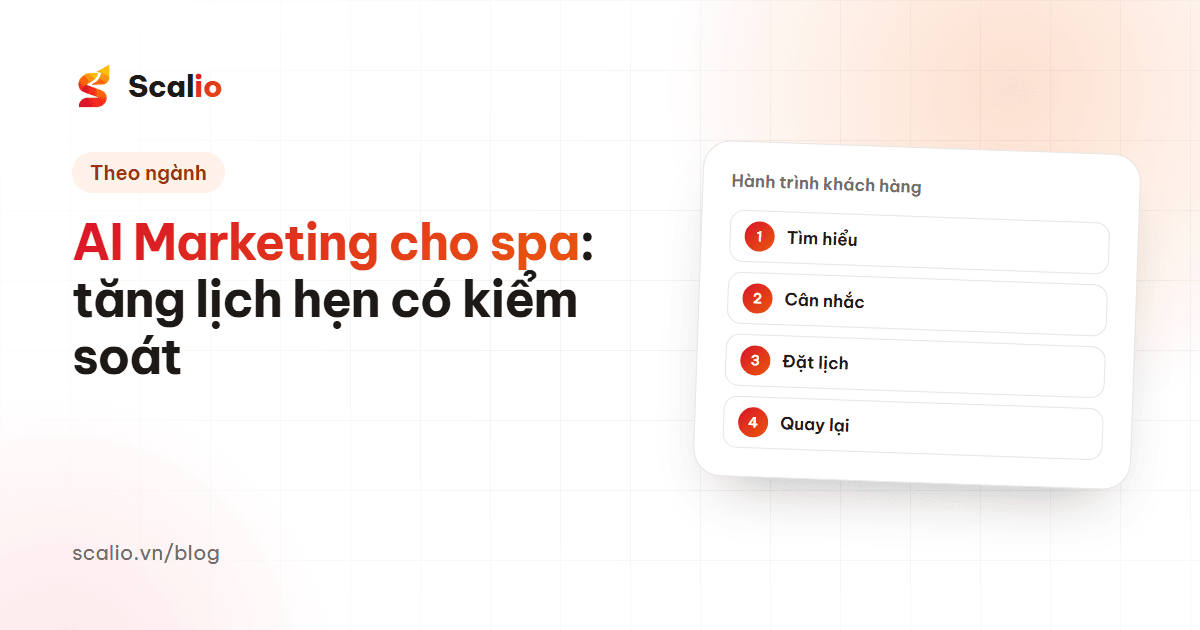 AI Marketing cho Spa: Cách thu hút khách hàng và tăng lịch đặt hẹn