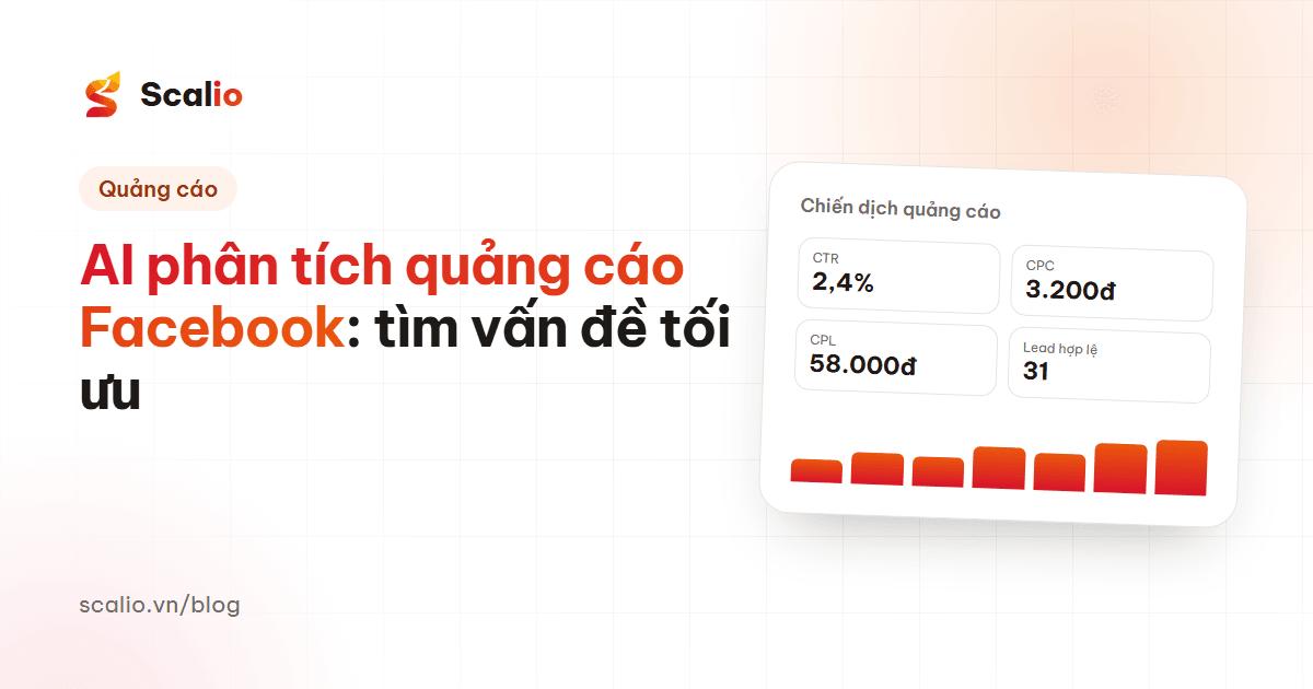 Cách sử dụng AI phân tích quảng cáo Facebook để tìm vấn đề cần tối ưu