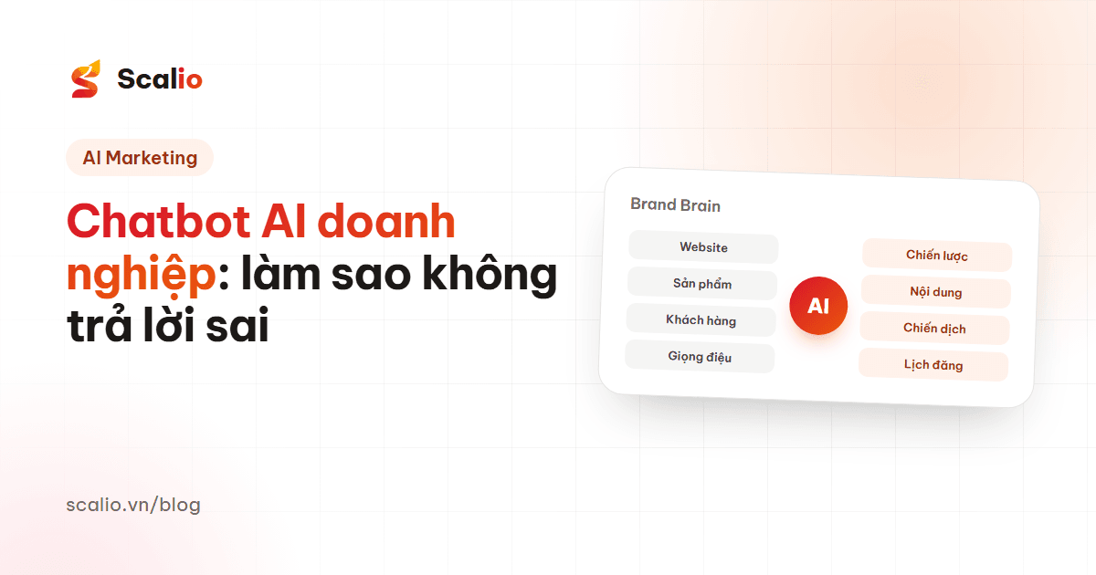 Chatbot AI cho doanh nghiệp: Thiết kế thế nào để không trả lời sai