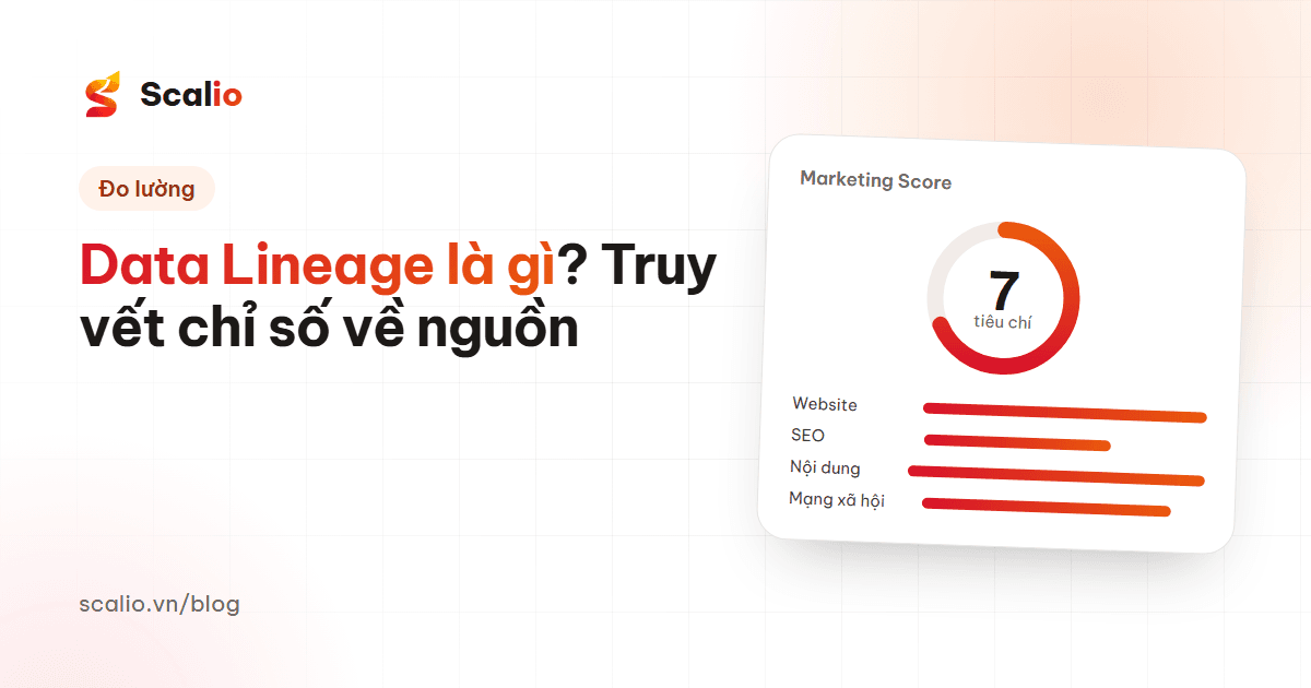 Data Lineage là gì? Cách truy vết một chỉ số marketing về tận nguồn