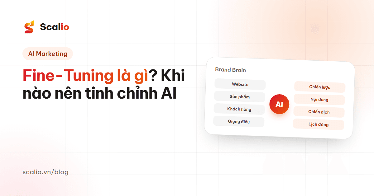 Fine-Tuning là gì? Khi nào nên tinh chỉnh mô hình AI cho Marketing