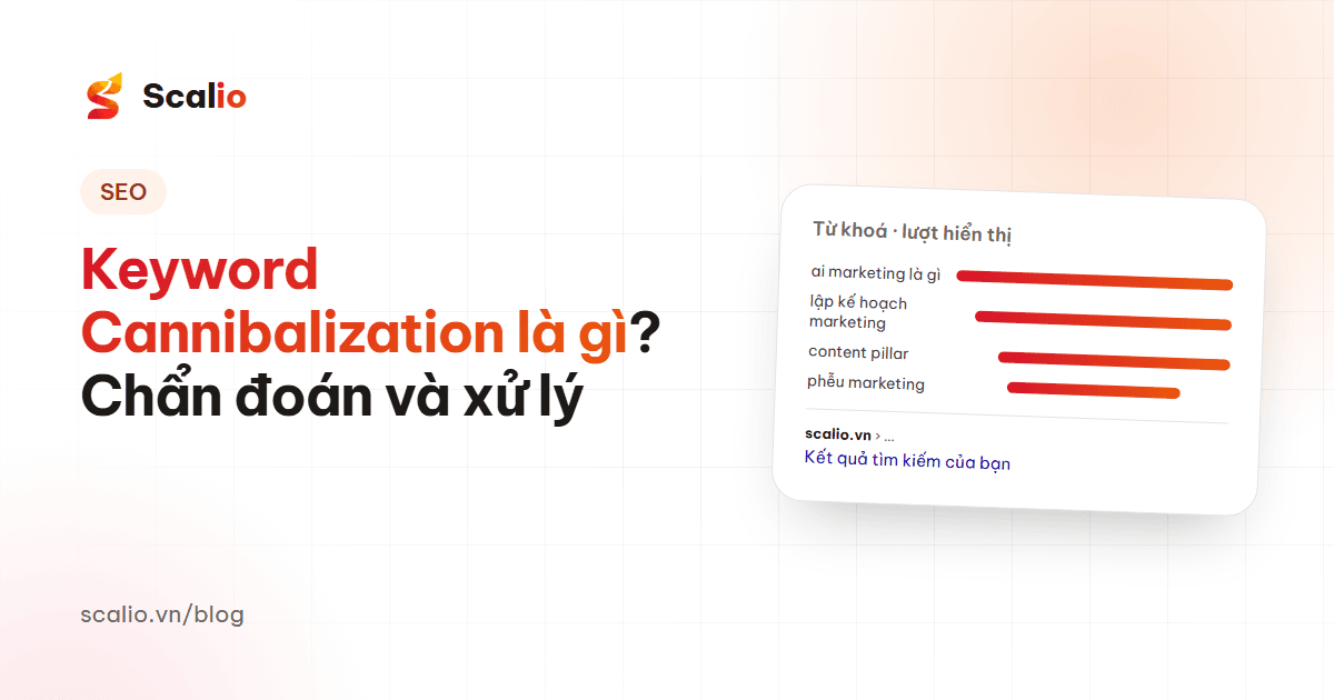 Keyword Cannibalization là gì? Cách xử lý nhiều trang cạnh tranh cùng từ khoá