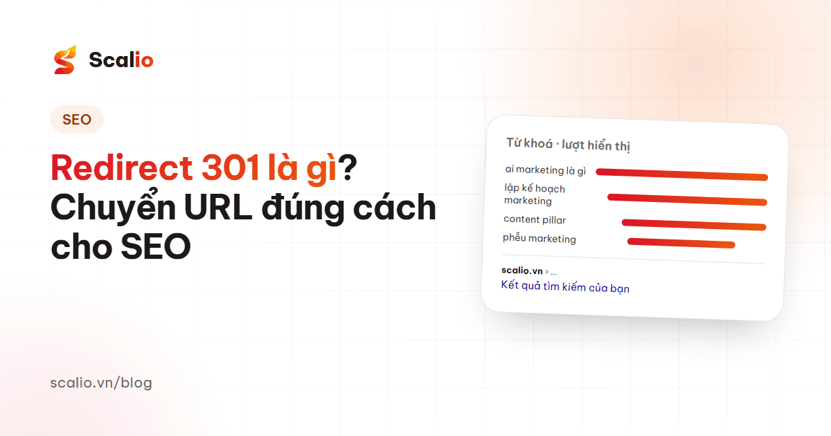 Redirect 301 là gì? Cách chuyển URL mà không làm thất thoát tín hiệu SEO