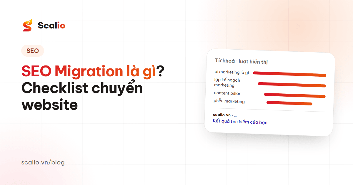 SEO Migration là gì? Checklist chuyển website không mất dữ liệu và thứ hạng