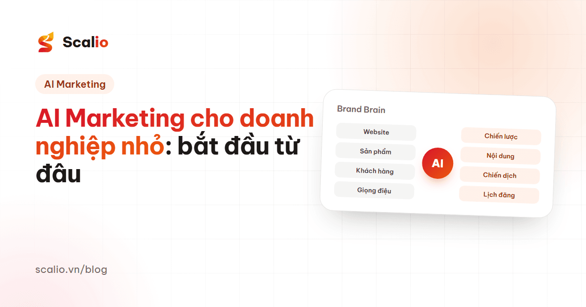 AI Marketing cho doanh nghiệp nhỏ: bắt đầu từ đâu để không lãng phí