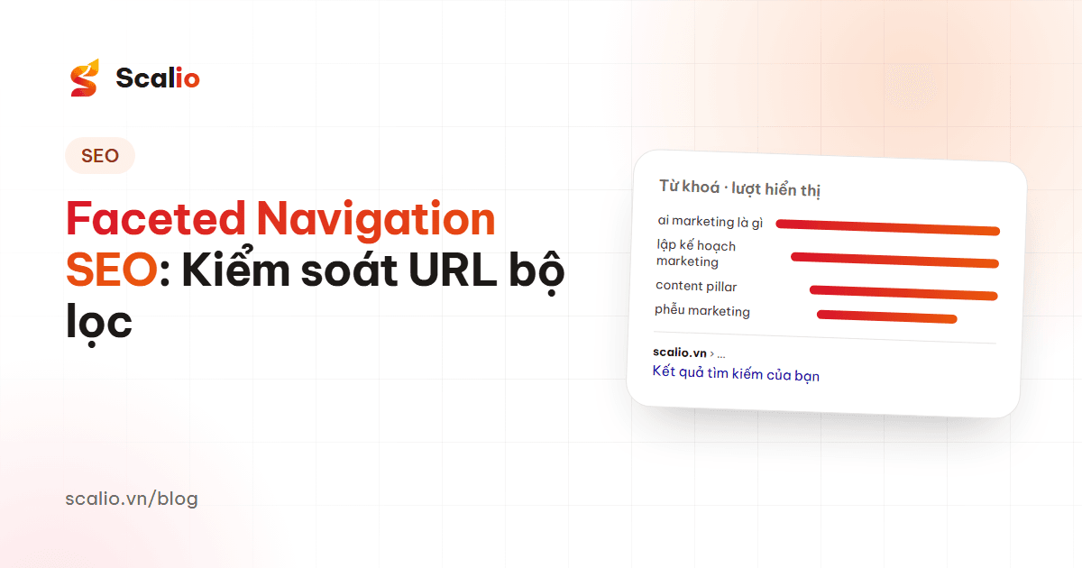 Faceted Navigation là gì? Cách kiểm soát bộ lọc để tránh phình URL