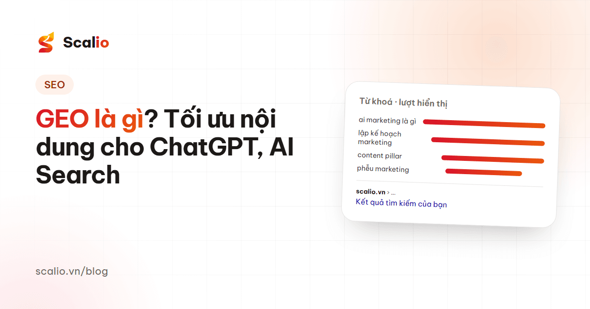 GEO là gì? Cách tối ưu thương hiệu xuất hiện trên ChatGPT và AI Search