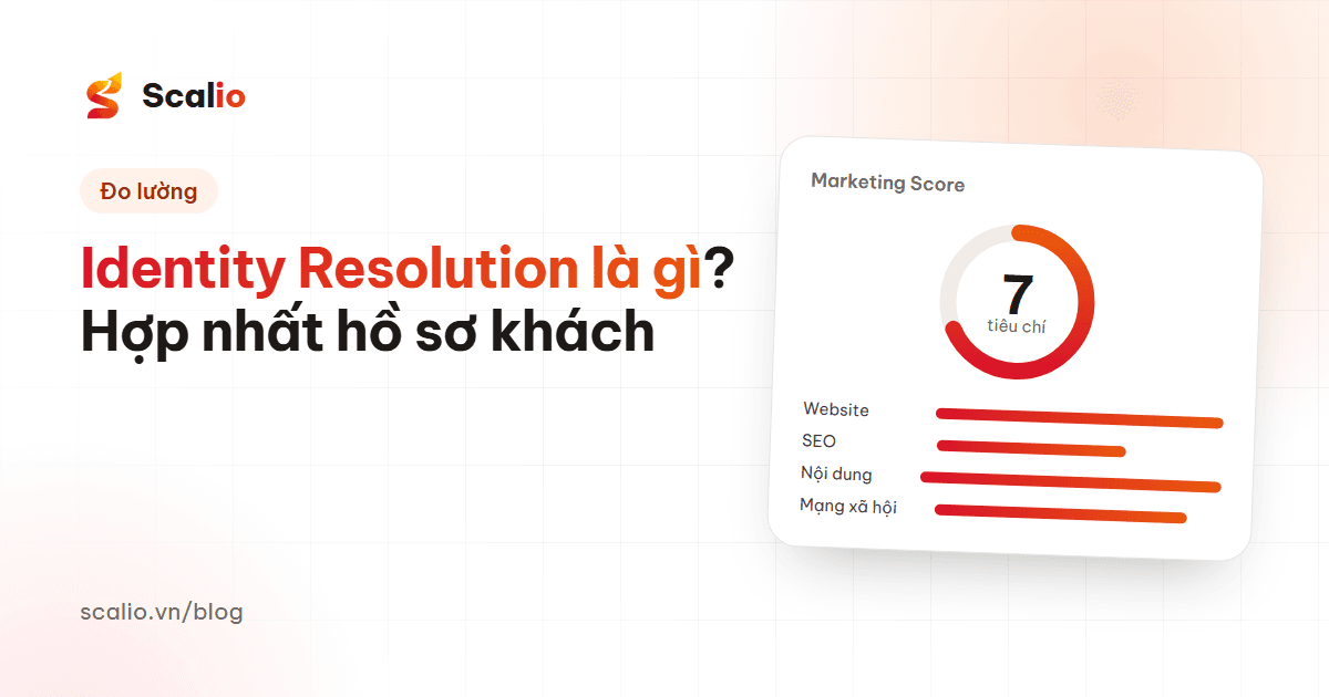Identity Resolution là gì? Cách hợp nhất hồ sơ khách hàng đa kênh
