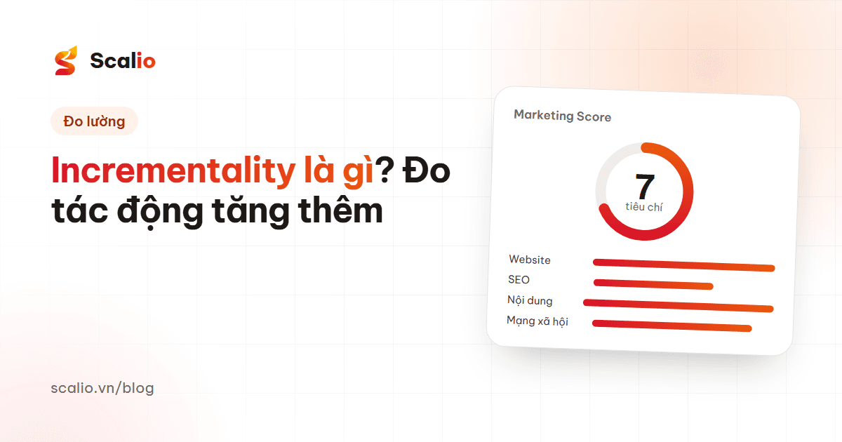 Incrementality là gì? Cách đo tác động tăng thêm của marketing