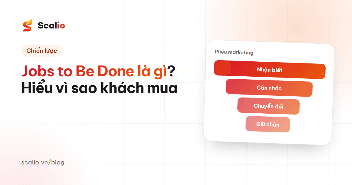 Jobs to Be Done là gì? Hiểu vì sao khách “thuê” sản phẩm của bạn