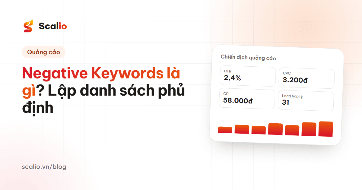 Negative Keywords là gì? Cách xây danh sách từ khoá phủ định