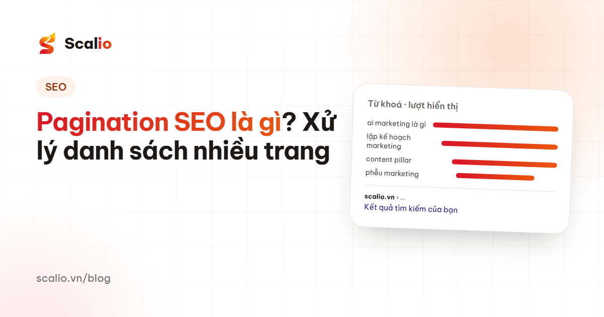 Pagination SEO là gì? Cách xử lý danh sách nhiều trang