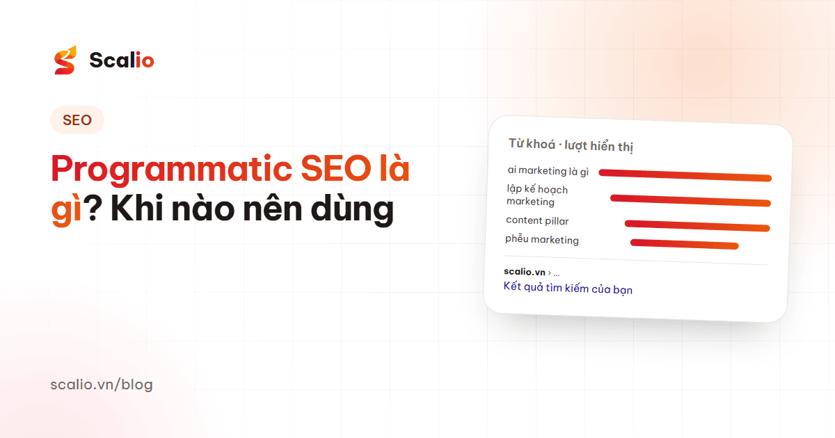 Programmatic SEO là gì? Khi nào nên tạo trang SEO theo dữ liệu