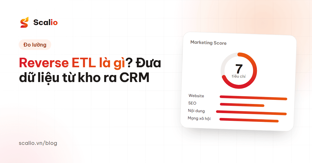 Reverse ETL là gì? Cách đưa dữ liệu phân tích trở lại công cụ marketing