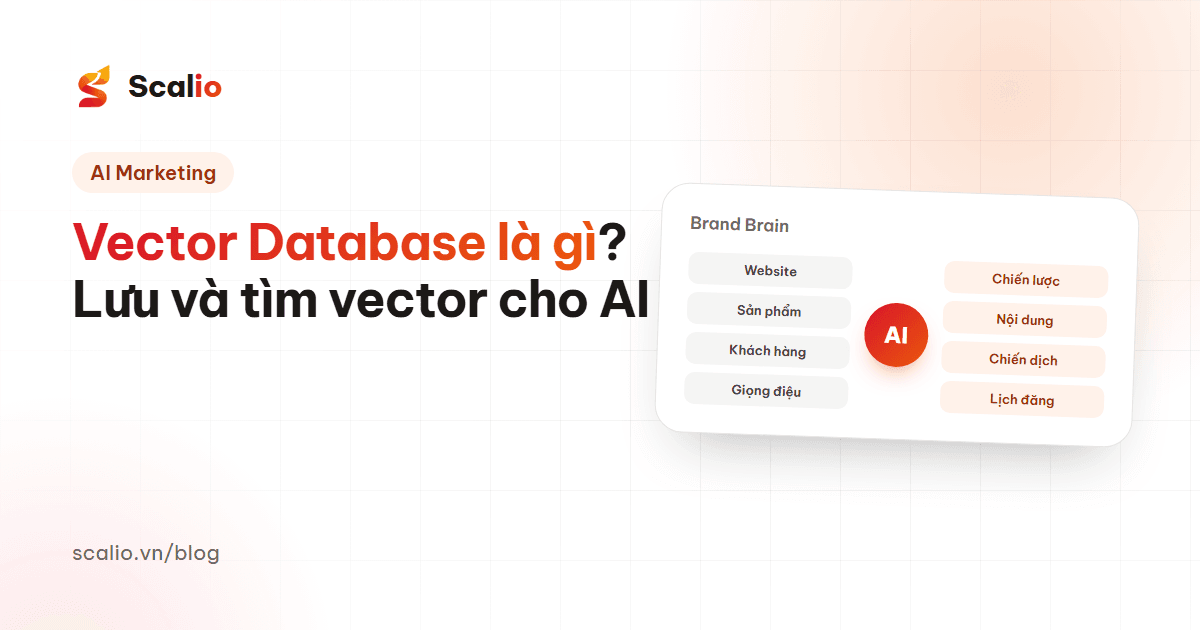 Vector Database là gì? Hạ tầng lưu và tìm vector cho AI Marketing